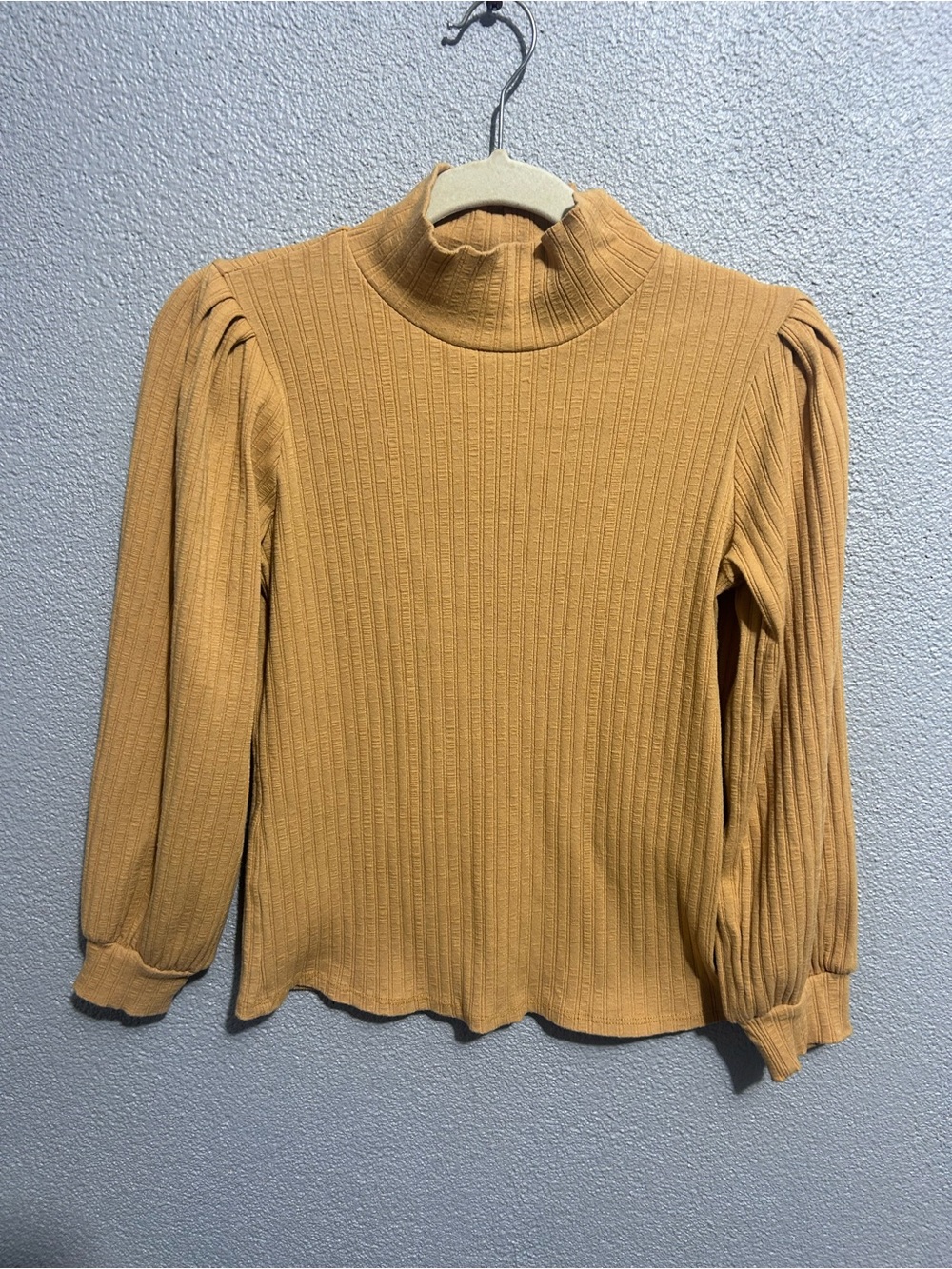 Bohme ribbed mock neck sweater size small